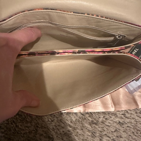 Chanel Python Pink Multicolor Clutch Reissue - Picture 10 of 14